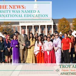 Troy University was named a leader in international education