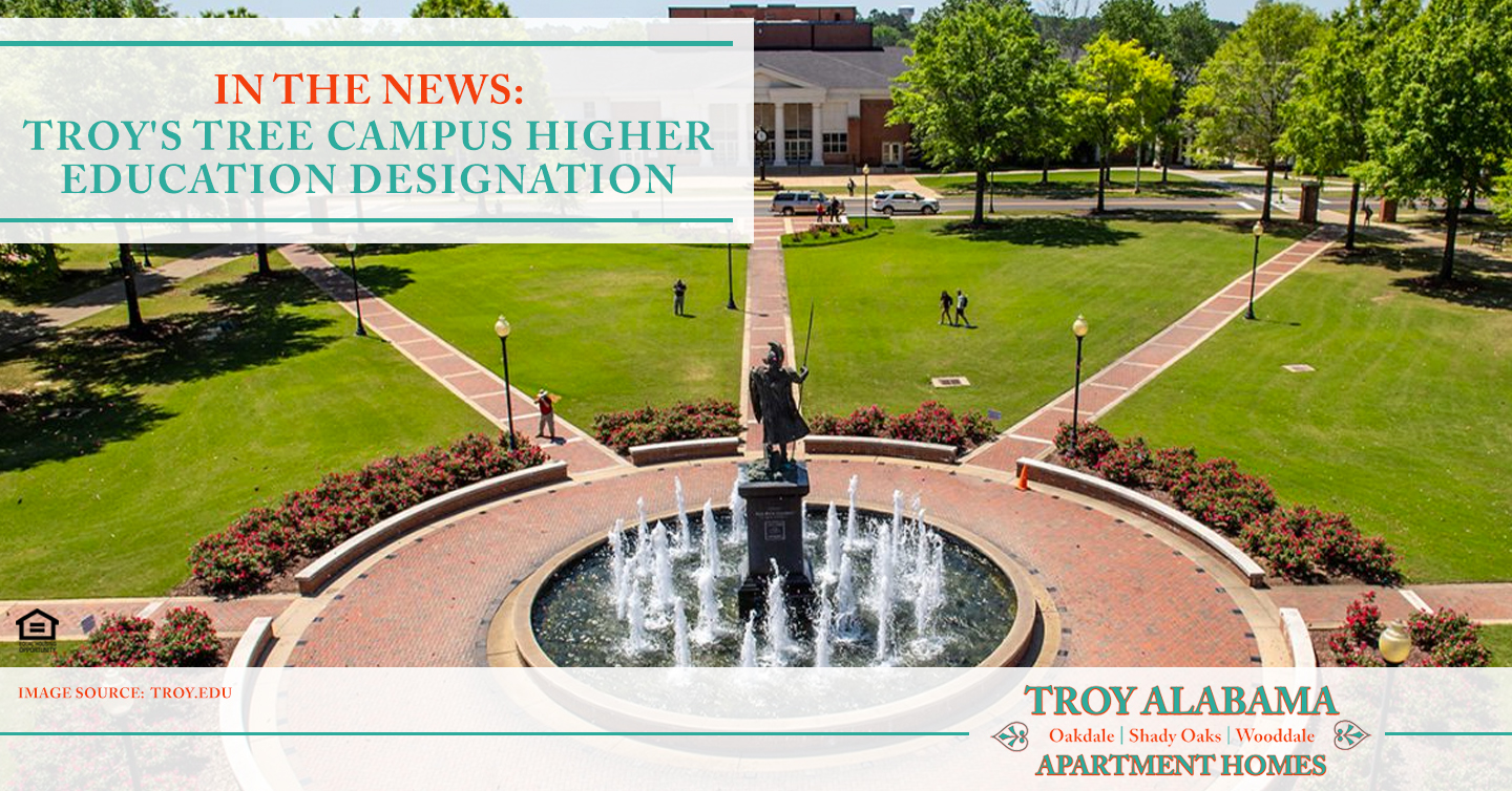 Troy's Tree Campus Higher Education designation